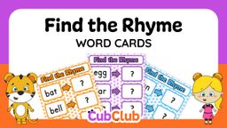 Find the Rhyme - Words